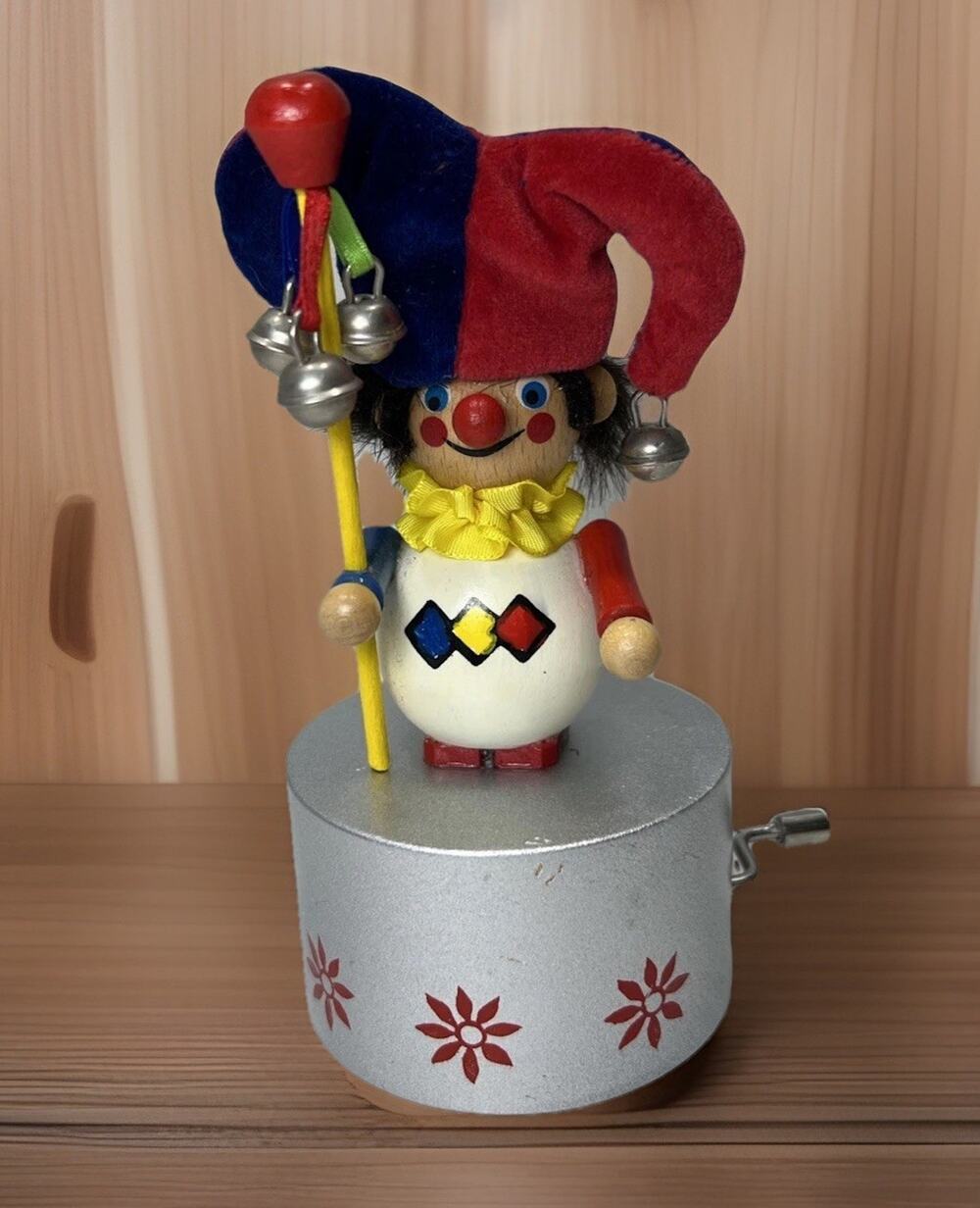 5" Steinbach Crank Music Box Germany Wood Nutcracker Suite March